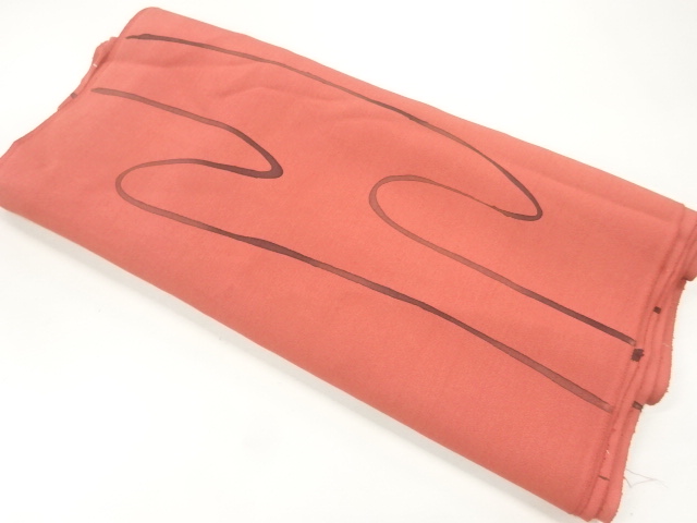 JAPANESE KIMONO / ANTIQUE ARAIHARI FOR HAORI / SILK / EGASUMI